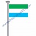 SİERRA LEONE GÖNDER BAYRAK 50x75 ( EBAT SEÇİNİZ ) SİERRA LEONE GÖNDER BAYRAK 50x75 ( EBAT SEÇİNİZ )